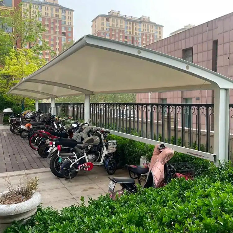 原阳县膜结构电动车棚